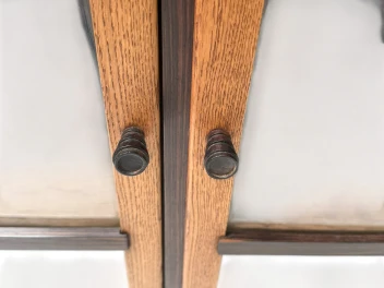 Art Deco Modernist Four-Door Bookcase, 1920s